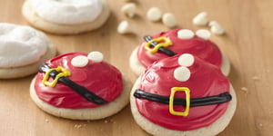 Biscuits en Forme de Père Noël