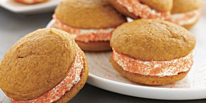 Biscuits Gâteaux à la Citrouille et aux Épices avec Crème au Gingembre