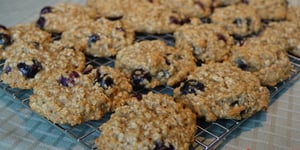 Biscuits Moelleux à L'avoine et Bleuets