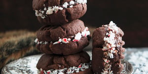 Biscuits-sandwichs au Chocolat et à la Menthe Poivrée