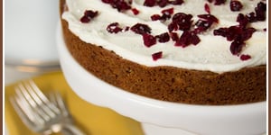 Photo de la Recette: Blondies’ à la Canneberge et au Gingembre