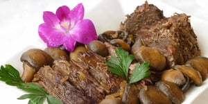 Photo de la Recette: Boeuf aux Champignons à la Mijoteuse