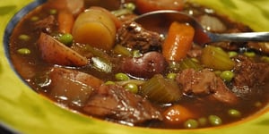 Photo de la Recette: Boeuf aux Légumes à la Mijoteuse