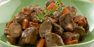 Photo de la Recette: BŒUF BOURGUIGNON À LA MIJOTEUSE
