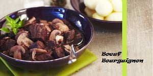 Photo de la Recette: Bœuf Bourguignon Rapide (cocotte minute)