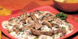 Boeuf et Champignons à la Dijonnaise