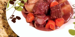 Boeuf Mijoté au Vin Rouge