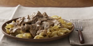 Boeuf Stroganoff à la Mijoteuse (repas pour deux)