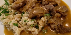 Photo de la Recette: Boeuf Stroganoff à la Québécoise