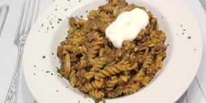 Photo de la Recette: Boeuf Stroganoff Tout-en-Un