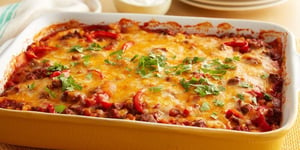 Photo de la Recette: Boeuf Tortilla Taco Casserole