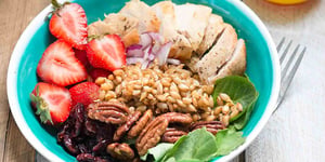 Photo de la Recette: Bol Bouddha au Poulet et aux Grains de Blé