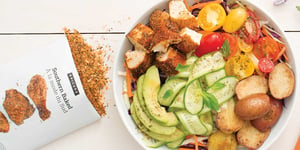 Photo de la Recette: Bol de Poulet Pique-nique à la Mode du Sud