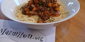 Photo de la Recette: Bolognaise aux Lentilles