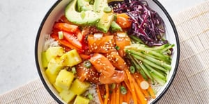 Bols Poké au Saumon et à L’érable