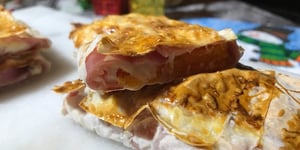 Photo de la Recette: Bouchée Feuilleté Jambon Forêt-Noire et Fromage