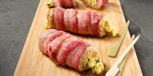 Photo de la Recette: BOUCHÉES AU BACON ET FROMAGE À LA CRÈME