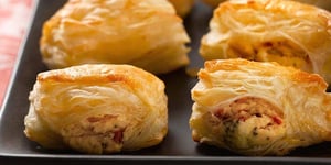 Photo de la Recette: Bouchées Crémeuses au Brocoli Aillé