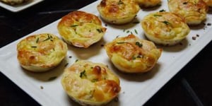 Photo de la Recette: Bouchées de Ricotta et de Saumon Fumé