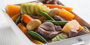 Photo de la Recette: BOUILLI TRADITIONNEL QUÉBÉCOIS DE VEAU DE LAIT DU QUÉBEC