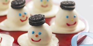 Boules aux Biscuits « Bonhommes de Neige »