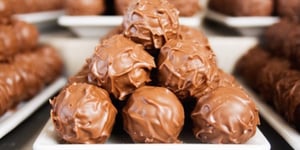 Photo de la Recette: Boules de Noël au Chocolat Noir et au Caramel