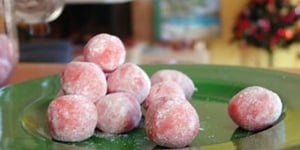 Photo de la Recette: Boules Flamants Roses