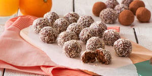 Boules Protéinées au Chocolat et à L'orange