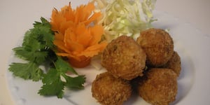 Photo de la Recette: Boulettes de Crevettes de Porc et de Crabe