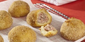 Photo de la Recette: Boulettes de Pommes de Terre Farcies à la Viande