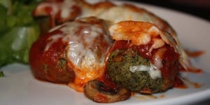 Photo de la Recette: BOULETTES DE TOFU PIZZA