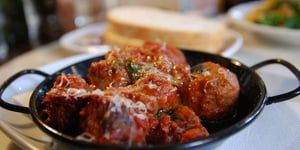 Photo de la Recette: BOULETTES DE VIANDE À LA SAUCE TOMATE