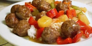 Boulettes de Viande aux Pommes de Terre et Poivron avec Cookeo