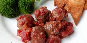 Photo de la Recette: BOULETTES DE VIANDE ET SALSA