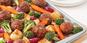 Boulettes Moutarde et Miel sur la Plaque