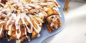 Photo de la Recette: Brioche aux Pommes Confites et à la Cannelle