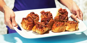 Photo de la Recette: Brioches Caramélisées à la Cannelle