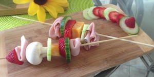 Brochette ensoleillée