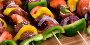 Photo de la Recette: BROCHETTES DE BOEUF À LA CITRONNELLE