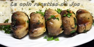 BROCHETTES DE CHAMPIGNONS