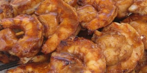 Brochettes de Crevettes et de Pétoncles Grillés à la Teriyaki