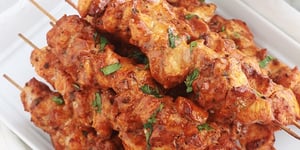 Brochettes de Poulet au Paprika et aux Fines Herbes, au Four