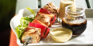 Photo de la Recette: BROCHETTES DE POULET EN FOLIE