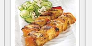 Photo de la Recette: Brochettes de Poulet Marinade au Parfum de Gingembre