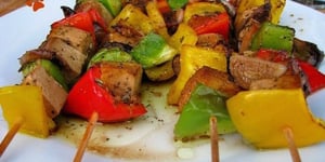 Photo de la Recette: Brochettes de Tofu Mariné