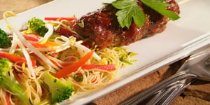 Photo de la Recette: Brochettes de Veau de Grain du Québec, Sauce Karaté