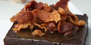Photo de la Recette: Brownies au Bacon et Sirop D’érable