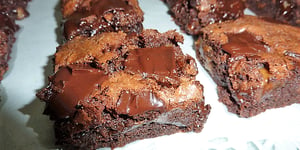 Brownies au Caramel et aux Pacanes