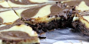 Brownies au Fudge, Fromage, Nutella et à la Noix de Coco
