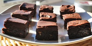 Photo de la Recette: Brownies Crus Décadents
